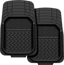 Tapis baquet avant PVC noir