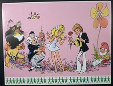 Olivier Rameau Dany Bande de 5 autocollants Loterie nationale Belge Comme neuf