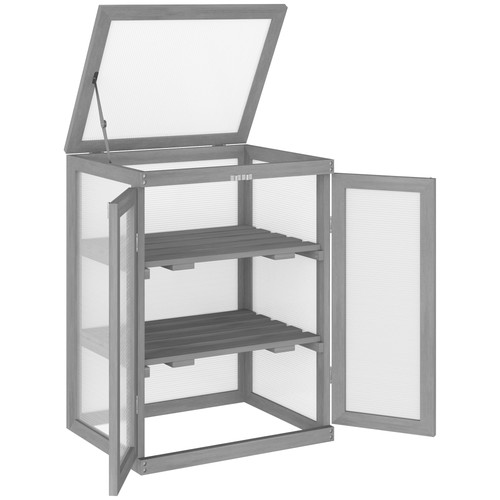 Serre transparente - serre, bois
