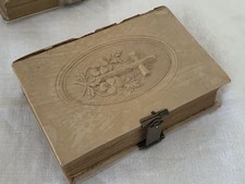 France Flea Market Bible Prayer Book Cross Brocante
