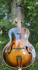 WWII Era Harmony H1327 Monterey Archtop Guitar