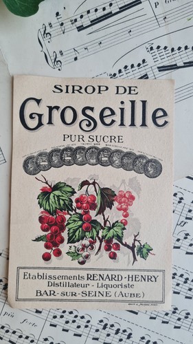 Ancienne etiquette - ancienne,