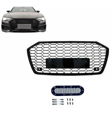 CALANDRE NOIR BRILLANT LOOK RS6 POUR AUDI A6 C8 4G A PARTIR DE 10/2018