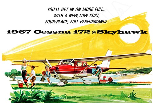 Cessna 172 skyhawk 1967 - skyhawk,