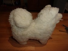 vintage dog toy plush old 1940 1960 Steiff