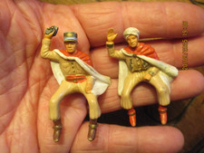 2) Ancienne Figurine Ancien Soldat Cavalier Casque bleu Armée d'Afrique Starlux