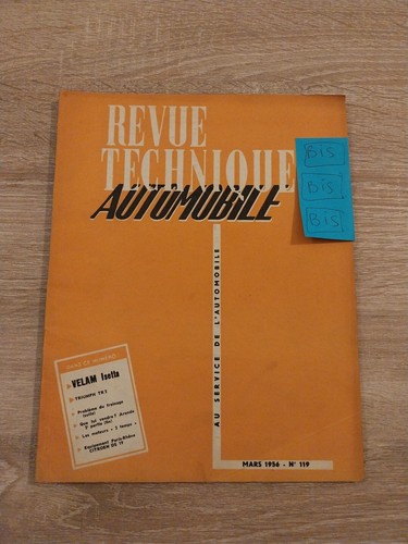 Revue technique velam isetta - technique,