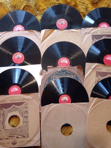 Lot disques tours - 78,
