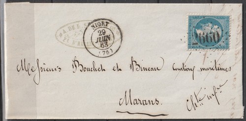 France lettre vers marans - !,