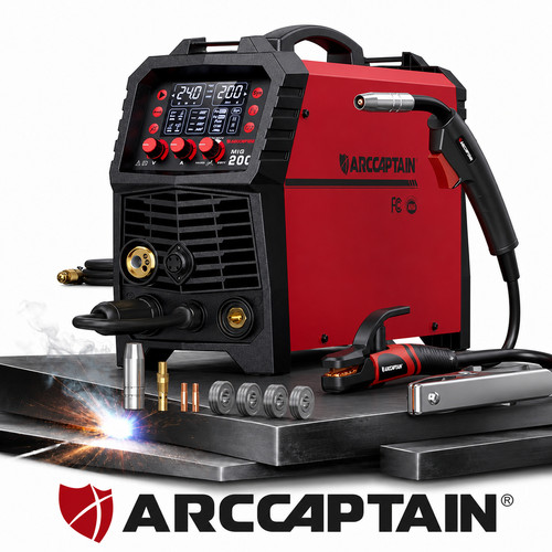 Arccaptain mig welder aluminum - arccaptain,