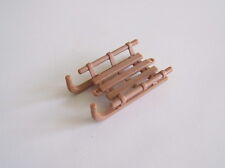 PLAYMOBIL (N3171) SPORT WINTER - Adult Brown Wooden Luge 3561