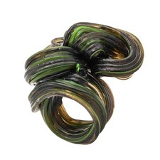 GAETANO PESCE Milano Italy 2011 First Edition Sculptural Free Form Rubber Ring