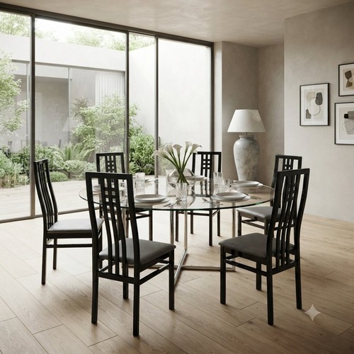Chaises vintage bois laqué - vintage,