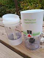2 en 1 Mayonnaise Minute Seb et Mini Hachoir Gain De Temps