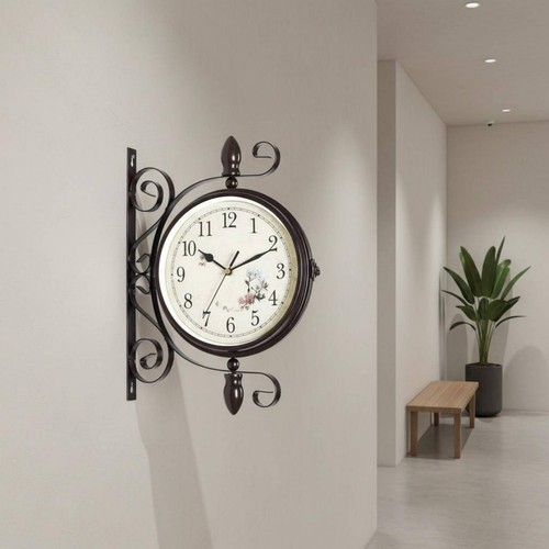Horloge murale rétro - horloge,