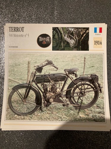 Carte fiche moto collection - carte,