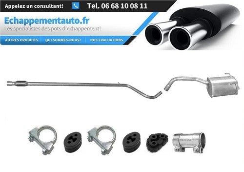 échappement kit fiat panda - kit,