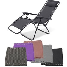 Tissu pour chaises pliantes inclinables de jardin, de plage et de loisirs, sans