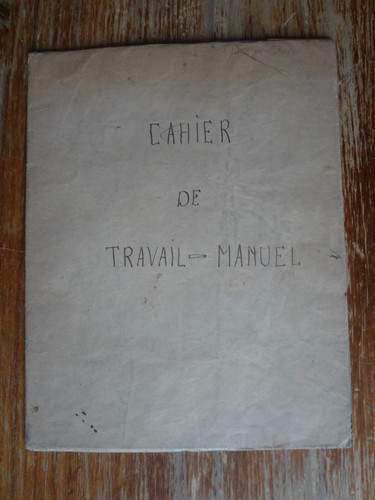 Ancien cahier travail - ancien, de