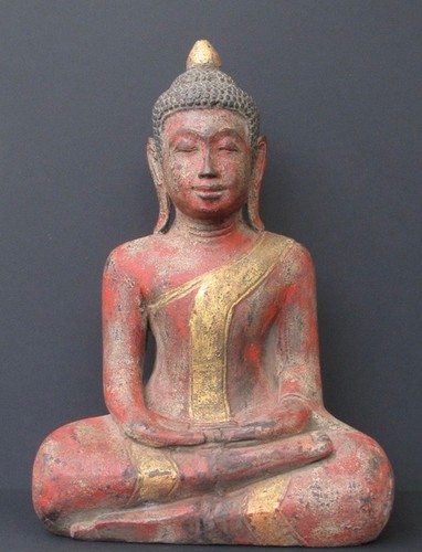 Bouddha bois cambodge - bouddha,