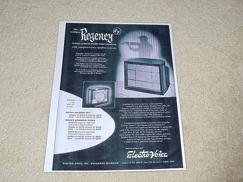Electro voice 1953 - electro-voice, ad,