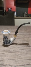 Vintage PIPE A TABAC ZENITH Cobalt Blue  Hollande.KERSTMIS 1982