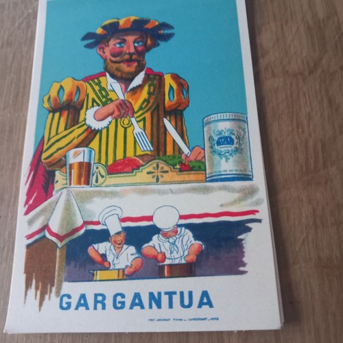Carte postale gargantua geant - gargantua,