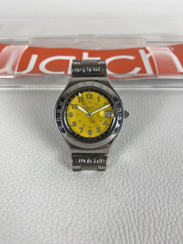 Montre swatch irony jaune - swatch,