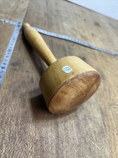 No. 18 Old Tool, Antique Kitchen Tool Folk Art Pestle Mash Press Vintage