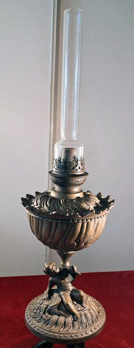 Lampe petrole bronze a - en,