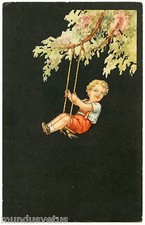LITTLE BOY ON A BALANCE. LITTLE BOY ON A SWING. CHILD. CHILD.