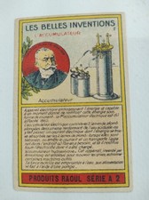 CHROMO les belles inventions .. l' accumulator serie A.2