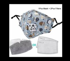 Cache visage enfant avec valve