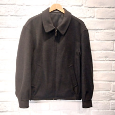 VINTAGE Baracuta Wool Cashmere Jacket Mens M Medium Black Harrington G9 Bomber
