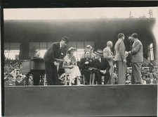 1937 Journée hippique artistes Van Dongen Aubert Field photographie Fouquieres