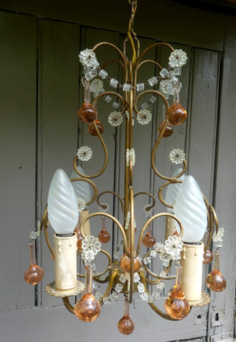 Murano lustre pampilles - lustre, a