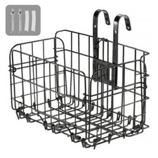 Panier vélo pliable Noir