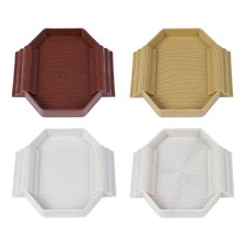 Bassin de bain pour tortues, décoration d'aquarium, bol d'eau pour