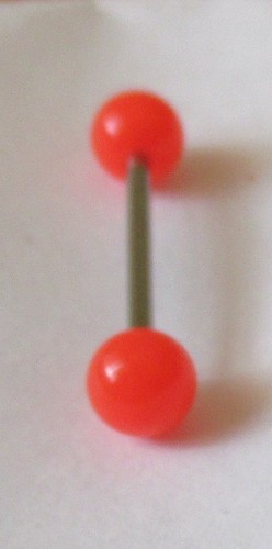 Piercing langue barbell 19 - langue,