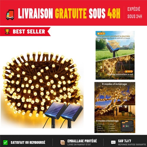 Guirlande solaire extérieur - guirlande,