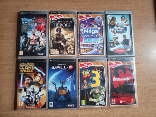 Lot jeux psp pal - 8,