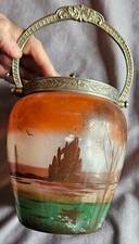 Seau à biscuits en verre à