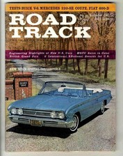 [d2859] 61.11 ROAD & TRACK/ 1962 American car, Buick Special V6, F1 British GP,
