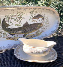 Grand plat à poisson en