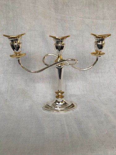 Bougeoir chandelier en metal - /,