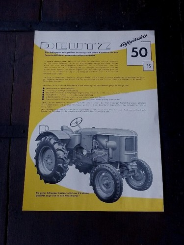 Tracteur deutz traktor - tracteur,
