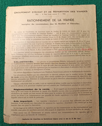 Ravitaillement rationnement - ravitaillement,