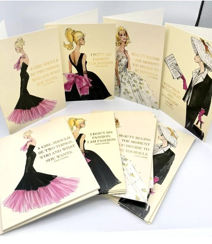 Barbie notecards coco - barbie, w/