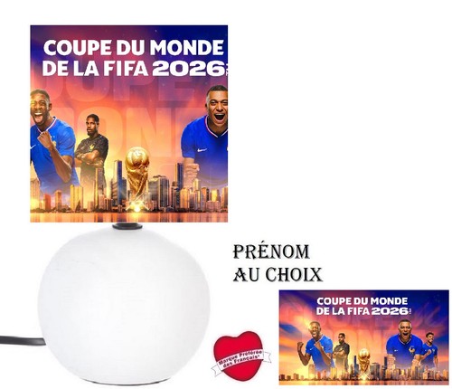 Lampe chevet coupe monde - coupe, du