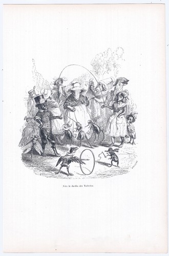 Animaux savants granville - savants, 1842